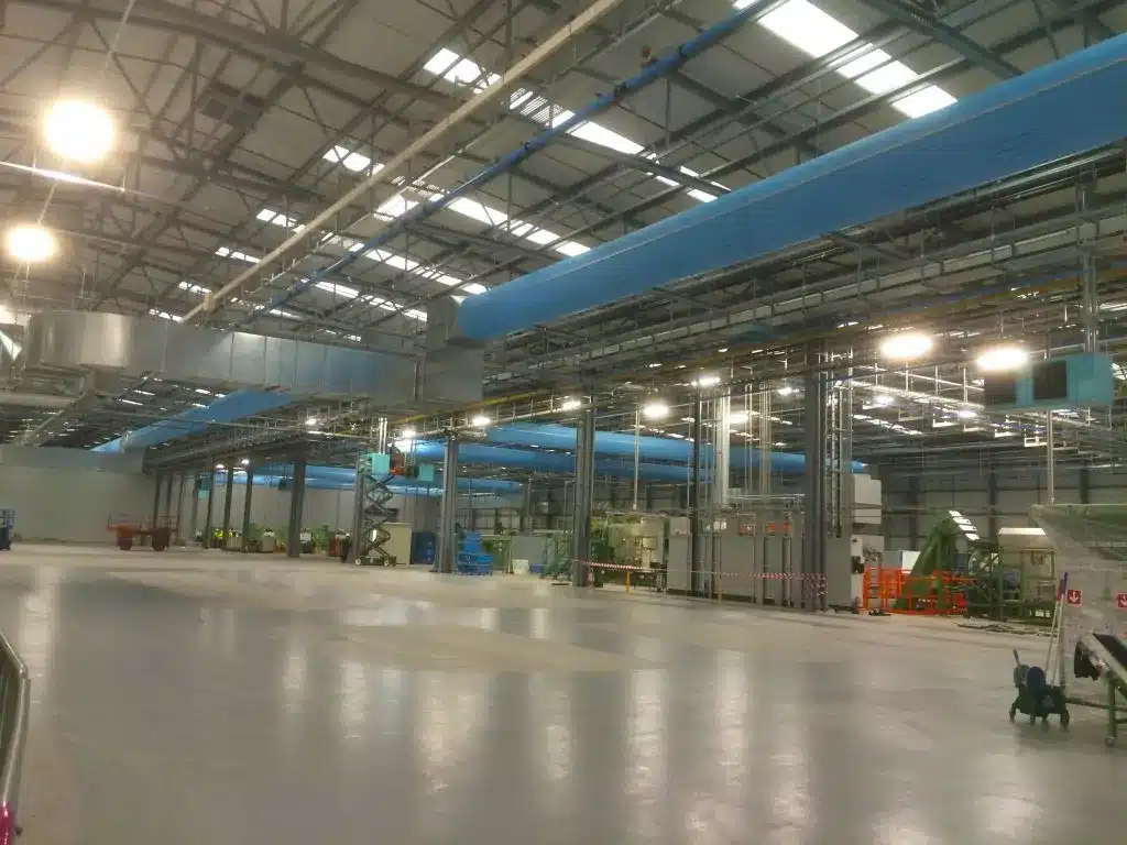 Henrob Warehouse Fabric Ducting