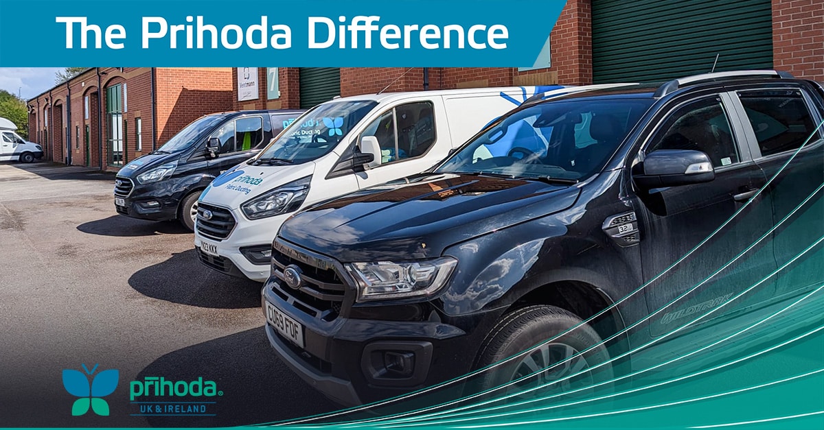 Prihoda fleet for fabric ducting installation and delivery support