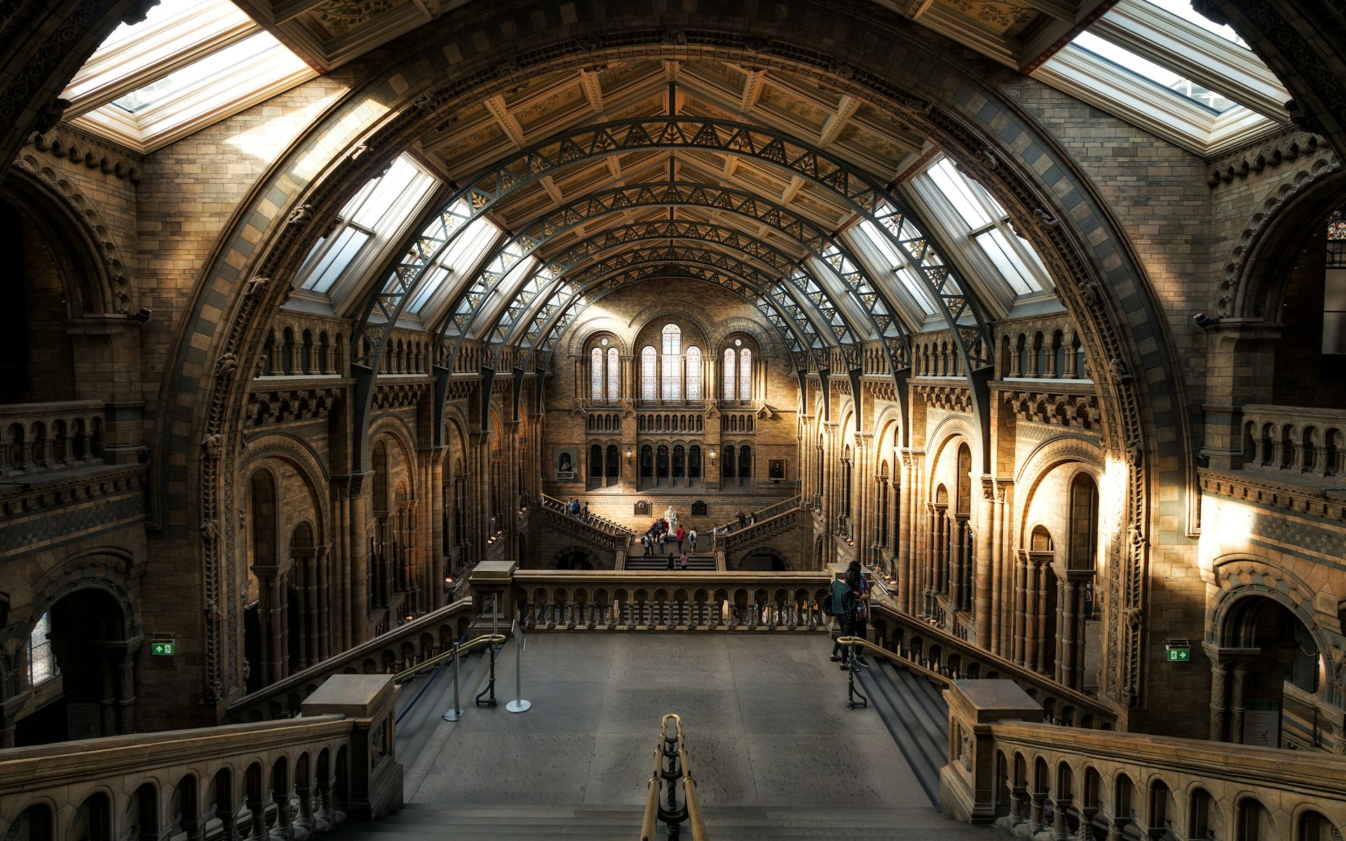 museum interior as an example of listed building fabric ducting ventilation
